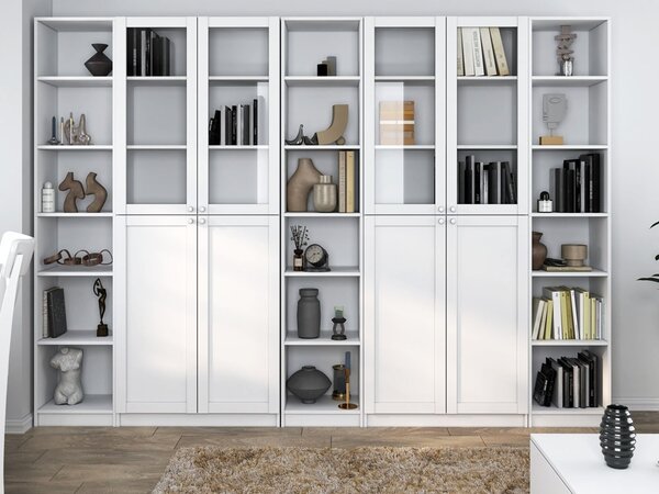 TP Living Vitrína PAPHOS 40 cm III biela