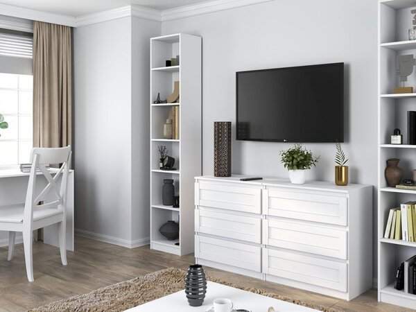 TP Living Vitrína PAPHOS 40 cm III biela