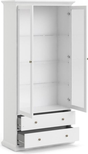 Tvilum Vitrína Provine 96 cm biela