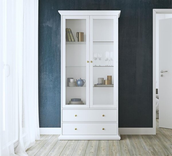 Tvilum Vitrína Provine 96 cm biela