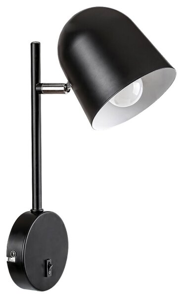 Rabalux 5242 - Nástenné svietidlo EGON 1xE14/40W/230V čierna