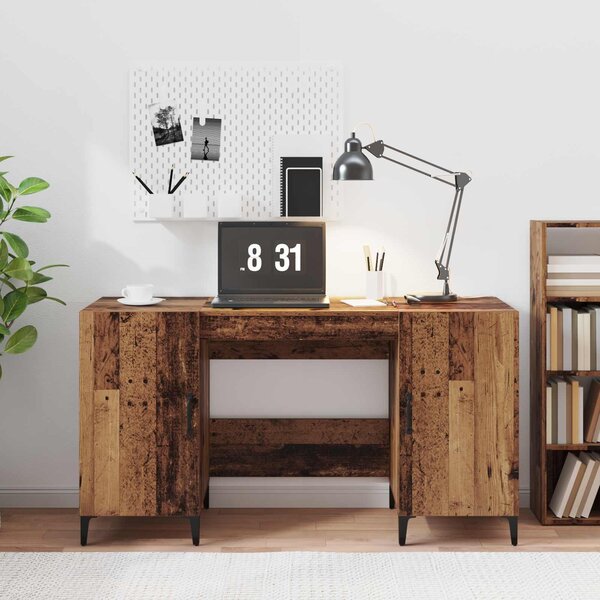 Maison Exclusive – Písací stôl z recyklovaného dreva a drevovláknitej dosky, 140 x 50 x 75 cm