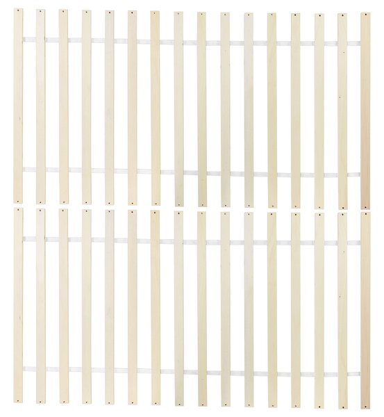 Posteľ tmavohnedá borovicové drevo 180 x 200 cm lamelové čelo s roštom škandinávsky tradičný štýl spálňa