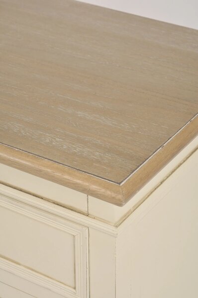 LivinHill Komoda Rimini 120 cm z masivu krémová