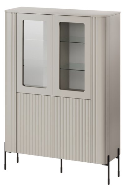 HALMAR Vitrína Vera 110 cm kašmírová