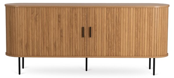Vivaldi Komoda Trish 180 cm dub přírodní/černý