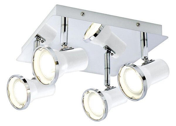 Rabalux 5500 - LED Kúpeľňové podhľadové svietidlo STEVE 4xGU10/4,5W/230V IP44