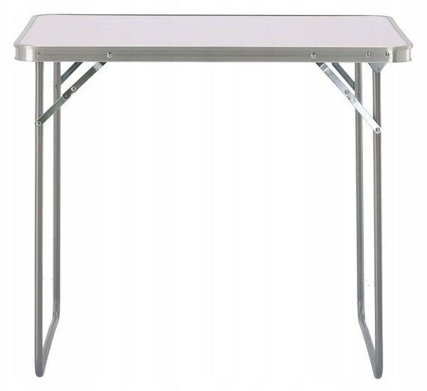Garden Line Skládací turistický stůl LUDGE 80 cm bílý