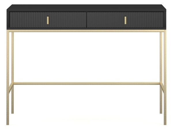 Vivaldi Toaletní stolek Maggiore 104 cm černý/zlatý