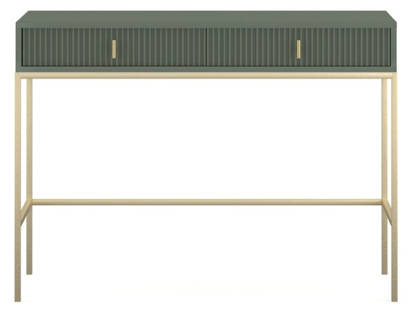 Vivaldi Toaletní stolek Maggiore 104 cm zelený/zlatý