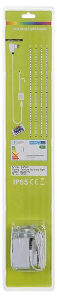 LED pásik viacfarebný 16 farieb RGB 4 kusy 60 cm s diaľkovým ovládaním osvetlenie doplnky KALADAN