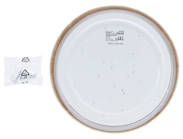 Brilagi - LED stropné svietidlo NATURA LED/20W/230V 4000K priemer 33,7 cm