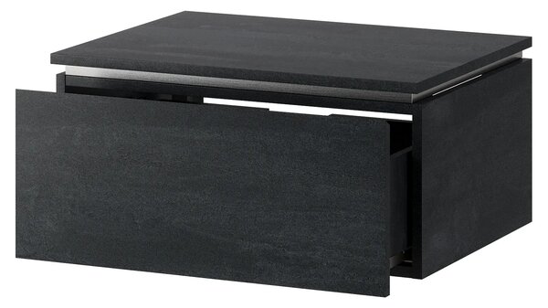 Szynaka Závěsná skříňka pod umyvadlo Letto 03 60 cm černý beton