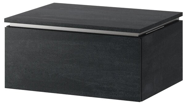 Szynaka Závěsná skříňka pod umyvadlo Letto 03 60 cm černý beton