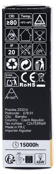 LED filamentová žiarovka T25 E14/6W/230V 3000K - Brilagi