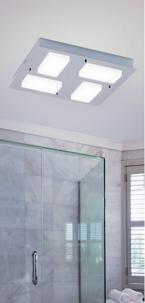 Rabalux 5725 - LED stropné kúpeľňové svietidlo RUBEN 4xLED/4,5W