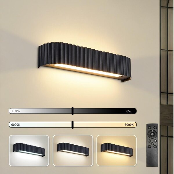 BRILAGI - LED stmievateľné nástenné svietidlo FALCON MODERN LED/14W/230V 40 cm čierne + DO
