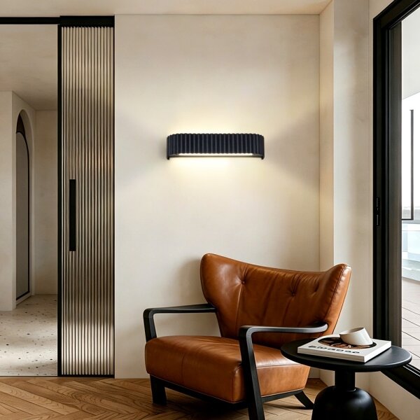 BRILAGI - LED stmievateľné nástenné svietidlo FALCON MODERN LED/14W/230V 40 cm čierne + DO