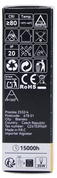 LED žiarovka FILAMENT T25 E14/4W/230V 3000K - Brilagi