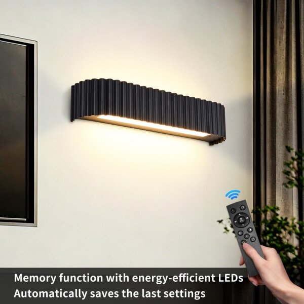 BRILAGI - LED stmievateľné nástenné svietidlo FALCON MODERN LED/14W/230V 40 cm čierne + DO