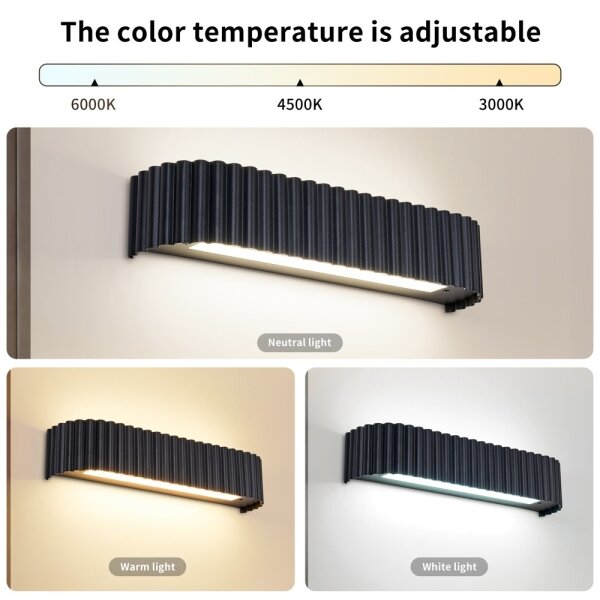 BRILAGI - LED stmievateľné nástenné svietidlo FALCON MODERN LED/14W/230V 40 cm čierne + DO