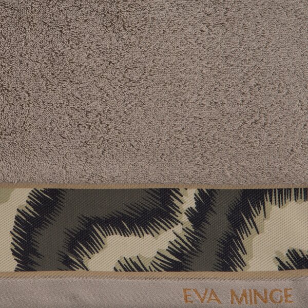 BAVLNENÝ UTERÁK EVA MINGE24 30X50 CM TMAVOBÉŽOVÁ
