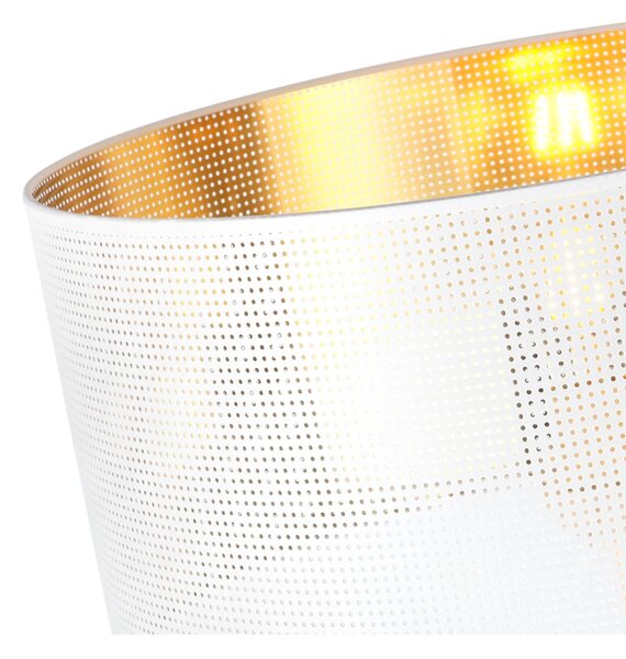 Závesné svietidlo Asti0, 1x biele PVC tienidlo, (fi 35cm), g, w