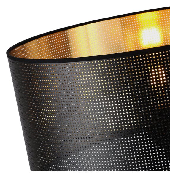 Závesné svietidlo Asti0, 1x čierne PVC tienidlo, (fi 35cm), g, b