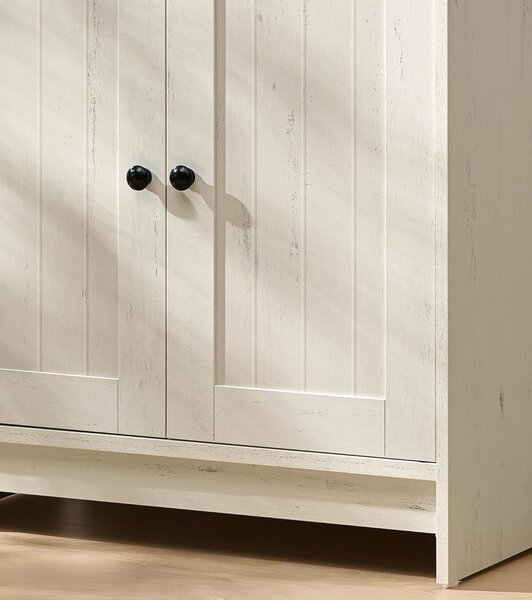 SONGMICS Skříňka pod umyvadlo Ronja 60 cm rustikální bílá