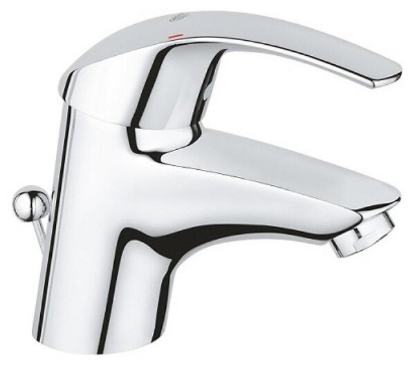 Umyvadlová batéria Grohe Eurosmart s odtokovou súpravou s ťahadlom, chrómová – 3292500E