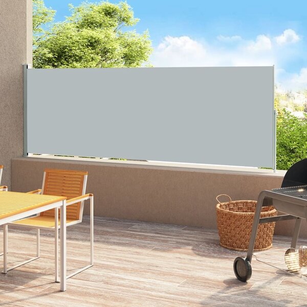 Maison Exclusive – Výsuvná markíza, 200 x 514 cm, sivá