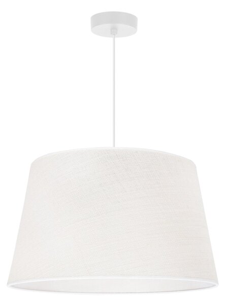 Závesné svietidlo Juta, 1x biele jutové tienidlo, (fi 44cm), w