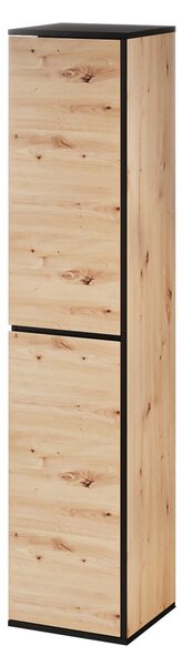 Szynaka Vysoká kúpeľňová skrinka Mossa 69 35 cm pravá dub Artisan/čierna