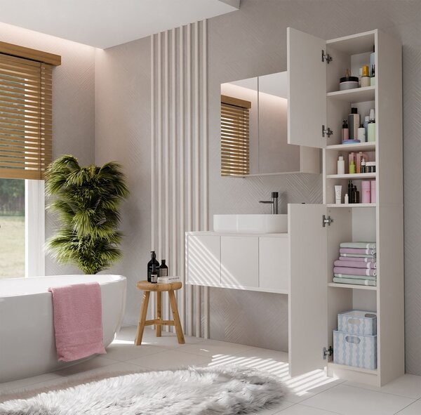 TP Living Vysoká kúpeľňová skrinka Marbela kašmírová