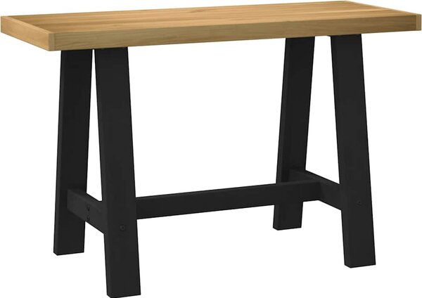 Maison Exclusive - písací stôl NOAIN s nohami v tvare A 120x50x75 cm masívne drevo borovica