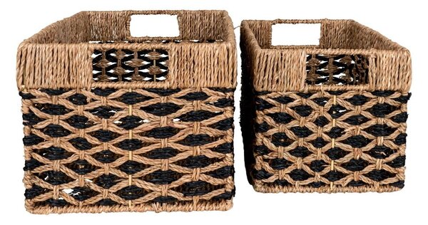 Košíky z morskej trávy v súprave 2 ks 25x40x21 cm Salar – House Nordic