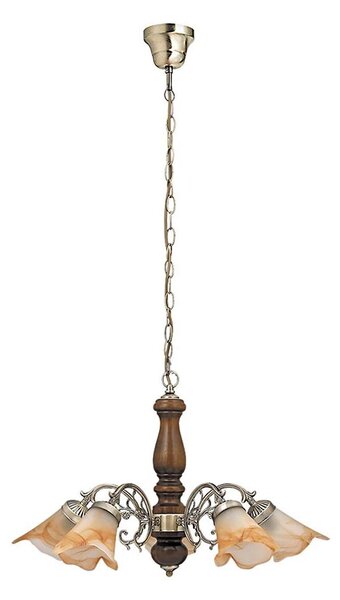 Rabalux 7095 - Luster na reťazi RUSTIC 3 5xE14/40W/230V