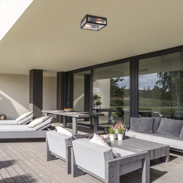 Rabalux 7070 - Vonkajšie stropné svietidlo ZATON 2xE27/60W/230V IP23