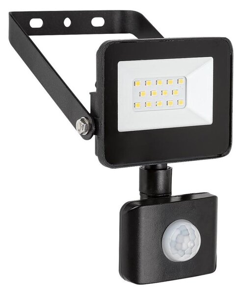 Rabalux 7066 - LED Reflektor so senzorom FLOOD LED/10W/230V 4000K IP44 čierna