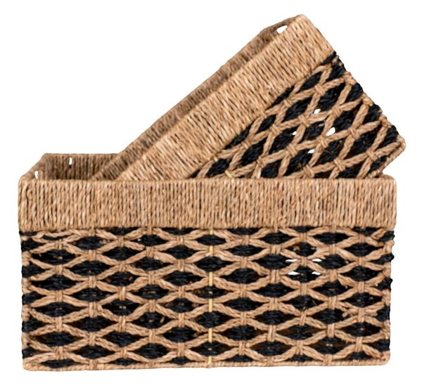 Košíky z morskej trávy v súprave 2 ks 25x40x21 cm Salar – House Nordic