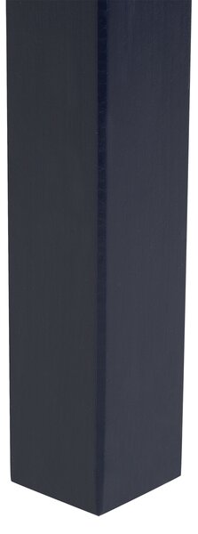 Poschodová posteľ tmavomodrá borovicové drevo 90 x 200 cm lamelový rošt s rebríkom moderný štýl detská izba