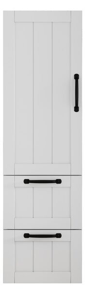 Vysoká závesná kúpeľňová skrinka Houseland Elyra 120 cm biela