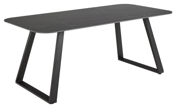 JEDÁLENSKÝ STÔL, čierna, 180/90/75 cm MID.YOU - Stoly, Online Only