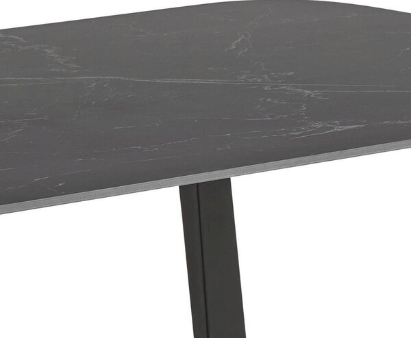 JEDÁLENSKÝ STÔL, čierna, 180/90/75 cm MID.YOU - Stoly, Online Only