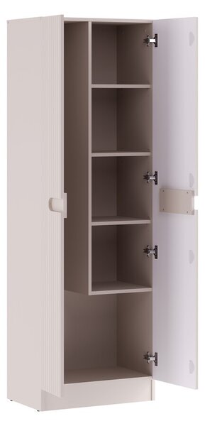 Comad Vysoká voľne stojaca kúpeľňová skrinka Nova Cashmere 80-60-2D kašmírová