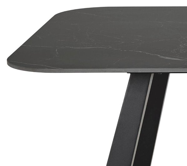 JEDÁLENSKÝ STÔL, čierna, 180/90/75 cm MID.YOU - Stoly, Online Only