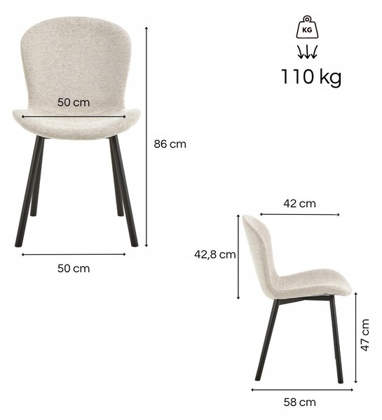 Actona Jídelní set Wilma 120 cm dub divoký/černý