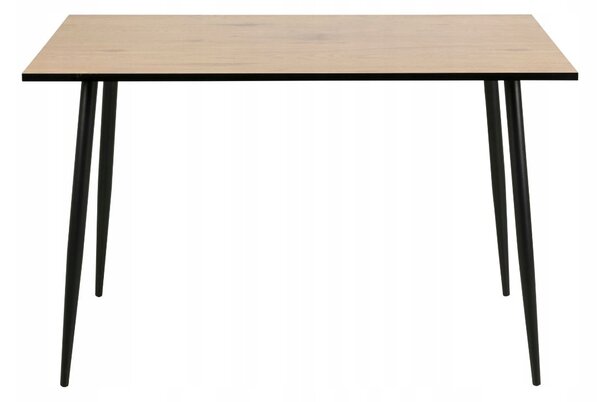 Actona Jídelní set Wilma 120 cm dub divoký/černý