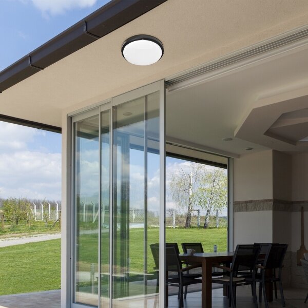 Rabalux 7407 - LED Vonkajšie stropné svietidlo HORT LED/15W/230V IP54 čierna