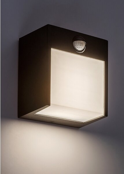 Rabalux 7478-LED Vonkajšie nástenné svietidlo so senzorom BALIMO LED/12W/230V IP44